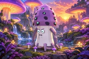 Queen Morel, the Glowcap Hollow realm boss