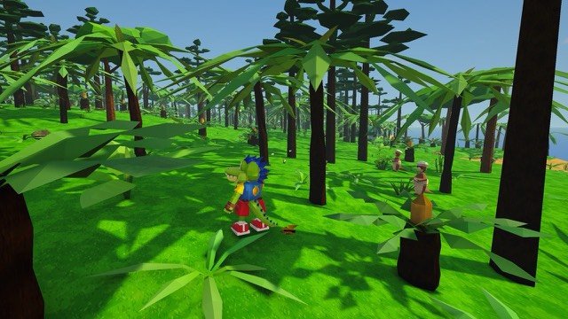Giant ferns and dinosaurs on the Primeval Isle